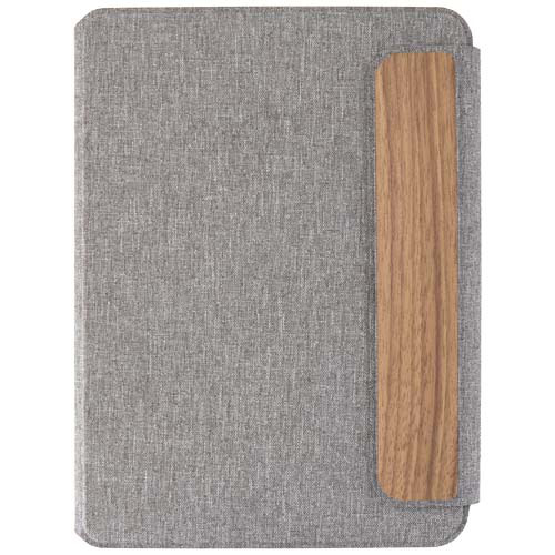 Andean portfolio A5 z recyklingu z certyfikatem RCS Szary 10799382 (3)