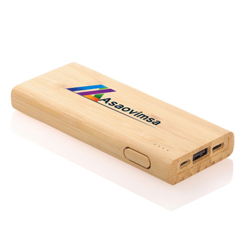 Bambusowy power bank 5000 mAh B'RIGHT | Posey Drewno V0347-17 (8)