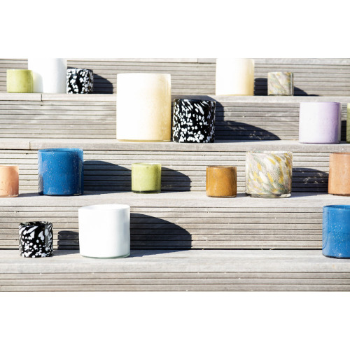 ŚWIECZNIK/WAZON CALORE  M, Ż&Oacute;ŁTY BYON 5280600210-00--00 (2)