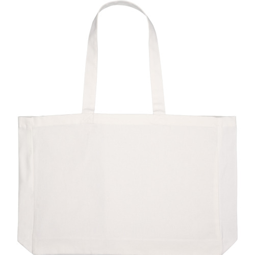 Torba z bawełny organicznej z długimi uszami 270 g/m2 BARI Biały 322906 