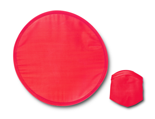 Nylonowe, składane frisbee czerwony IT3087-05 (1)