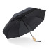 Składany parasol 21” z plastiku z recyklingu automatycznie otwierany Czarny LT97112-N0002 (1) thumbnail