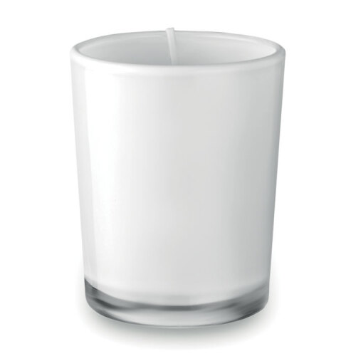 Mała szklana świeca biały MO9030-06 