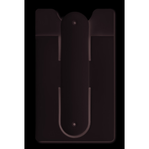 Silikonowy uchwyt na karty Biały MO9685-06 (2)