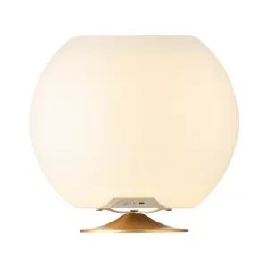 Lampa z głośnikiem Sphere neutralny