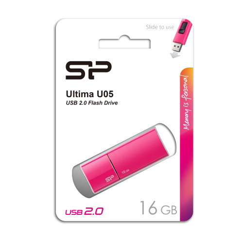 Pendrive Ultima U05, 8GB 2.0 Silicon Power Różowy EG814411 16GB (3)