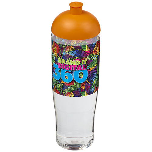 Bidon H2O Tempo® o pojemności 700 ml z wypukłym wieczkiem Przezroczysty 21004207 (1)