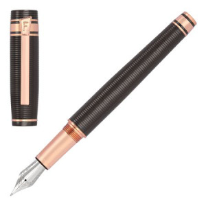 Wieczne pióro Bold Stripe Gun & Rosegold Szary