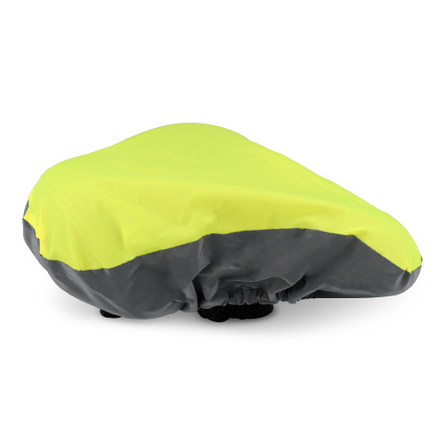 R-PET Odblaskowy pokrowiec na siodełko żółty LT90429-N0041 (1)