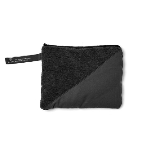 Ręcznik sportowy VINGA RPET czarny VG113-03 (5)
