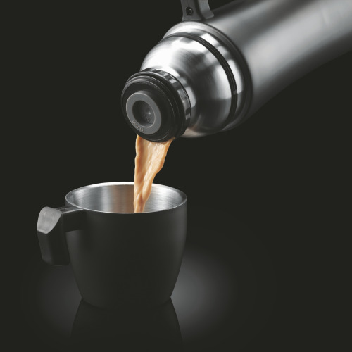 Termos 700 ml z uchwytem, 2 kubki Srebrny V4694-32 (4)