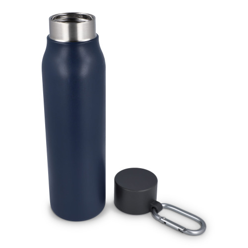 Butelka z matowym wykończeniem, butelka termiczna 600 ml Ciemnoniebieski LT98696-N0010 (3)