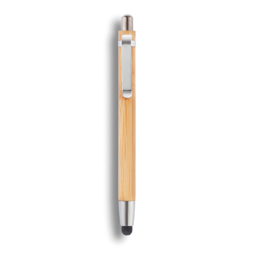 Bambusowy długopis, touch pen brązowy P610.509 (1)