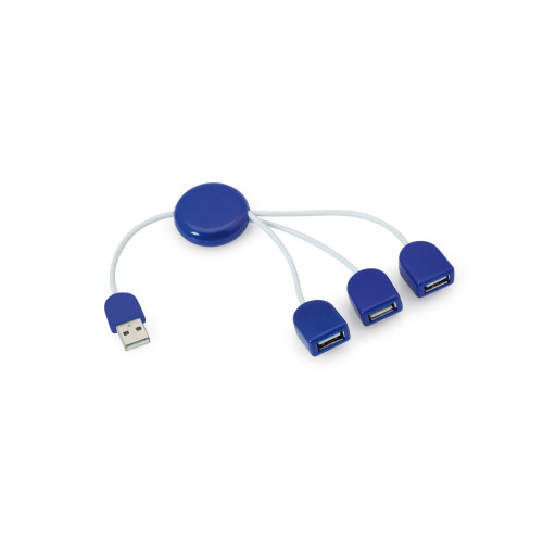 Hub USB granatowy V3243-04 