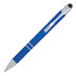Długopis plastikowy touch pen z podświetlanym logo WORLD niebieski 089204 (3) thumbnail