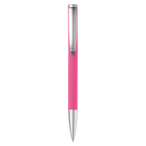 Metalowy długopis Modena miękki dotyk Różowy LT87762-N0076 (1)