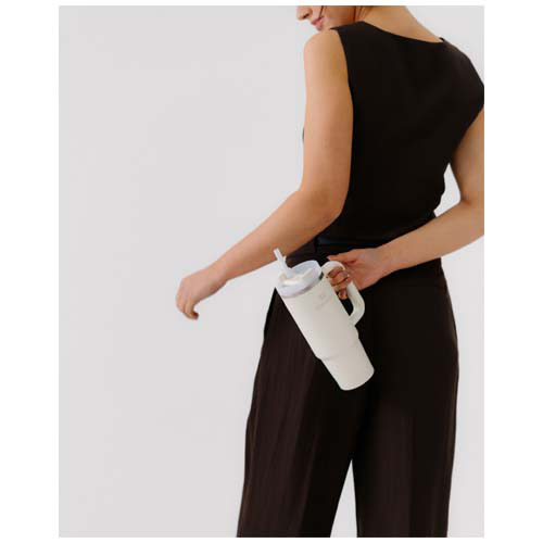 Kubek termiczny Stanley Quencher® H2.0 FlowState™ 890 ml z recyklingowanej stali nierdzewnej Kremowy 10098110 (2)
