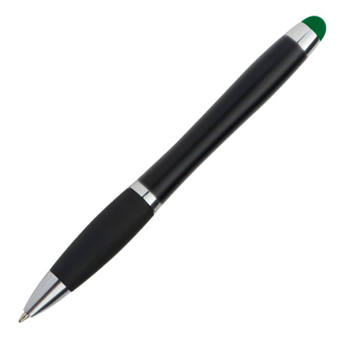 Długopis metalowy touch pen lighting logo LA NUCIA Zielony 054009 (3)