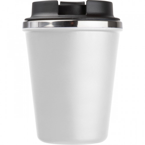 Kubek termiczny 350 ml z powłoką z recyklingu METODY Biały 8496206 (6)