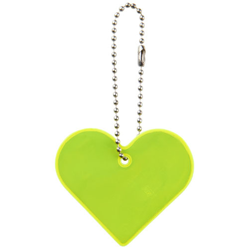 Zawieszka odblaskowa serce Neonowy żółty 1PR02606 (4)