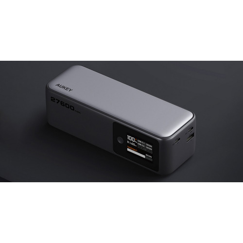 Power bank 27600 mAh, 140 W, Aukey Srebrny VAM15-32 (11)