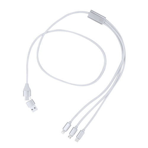 Kabel do ładowania z aluminium z recyklingu Srebrny VA620-32 