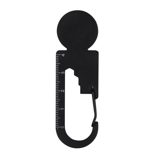 Narzędzie wielofunkcyjne, 8 funkcji, karabińczyk Czarny VA356-03 (1)