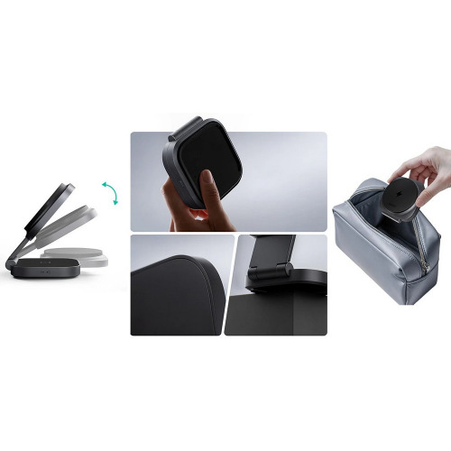 Magnetyczna ładowarka bezprzewodowa 15W Aukey Grafitowy VAM11-15 (3)