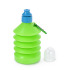 Bidon, składana butelka sportowa 600 ml z karabińczykiem jasnozielony V7619-10 (2) thumbnail