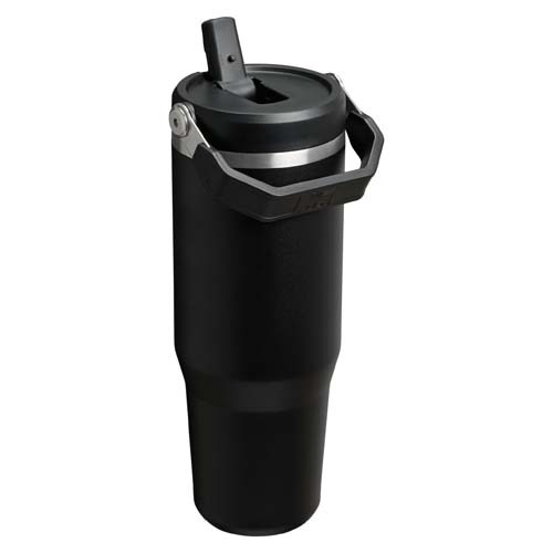 Stanley IceFlow™ 2.0 termoizolowany kubek ze stali nierdzewnej, pojemność 890 ml, z odchylaną słomką Czarny 10098290 (2)