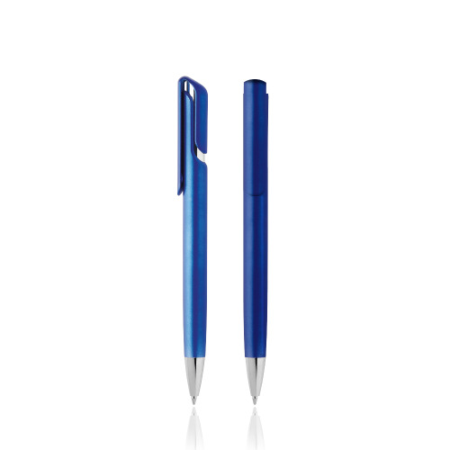 Plastikowy długopis w metalicznym kolorze / Elli Royal blue IP13145664 