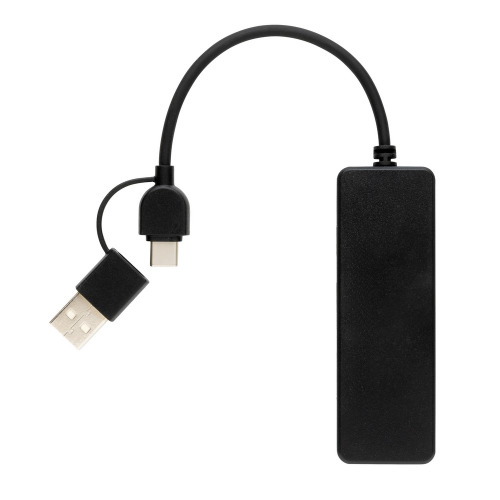 Hub USB 2.0 z USB C RABS Czarny P308.261 (6)