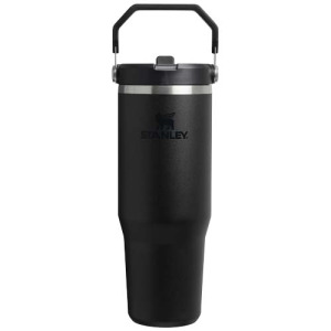 Stanley IceFlow™ 2.0 termoizolowany kubek ze stali nierdzewnej, pojemność 890 ml, z odchylaną słomką Czarny