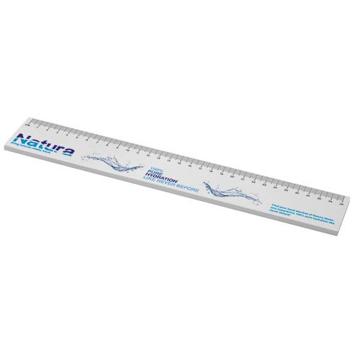 Sticky-Mate® recycled sticky notes with printed 30 cm ruler Biały 21301011 