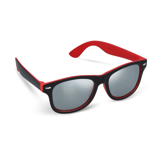 Okulary przeciwsłoneczne Tate z lustrzanymi soczewkami UV400 Czerwony LT86736-N0021 