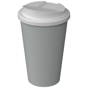 Kubek termiczny Americano® Infiniti o pojemności 350 ml z pokrywką zapobiegającą rozlewaniu się napoju Kamienny szary