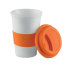 Ceramiczny kubek z przykrywką pomarańczowy MO7683-10 (1) thumbnail