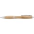 Bambusowy długopis biały V1965-02  thumbnail
