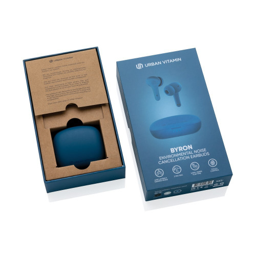 Douszne słuchawki bezprzewodowe Urban Vitamin Byron Niebieski P329.735 (18)