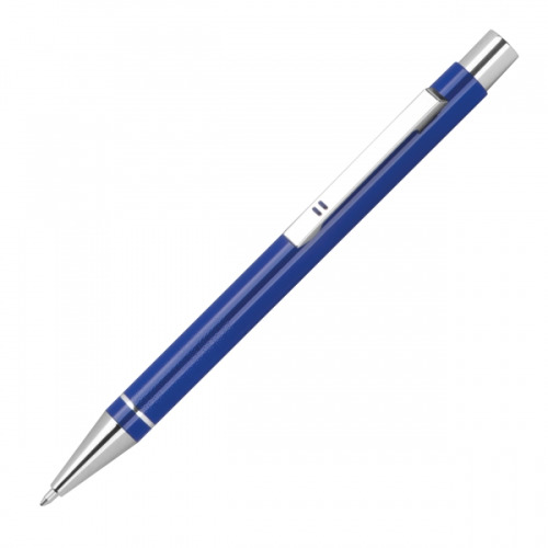 Metalowy długopis półżelowy Almeira niebieski 374104 (4)