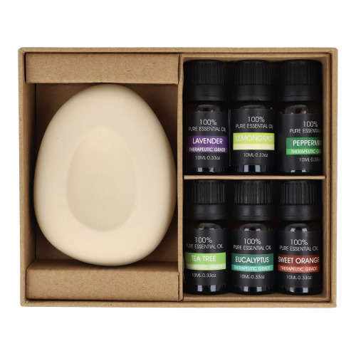 Zestaw upominkowy InsideOut Aroma Pebble z 6 olejkami eterycznymi Ecru LT57304-N0054 (5)