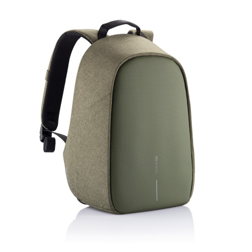 Bobby Hero Small plecak na laptopa do 13,3" i tablet 12,9", chroniący przed kieszonkowcami, wykonany z RPET zielony V0996-06 