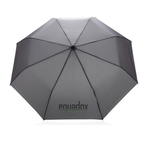 Mały bambusowy parasol 20.5" AWARE™ RPET Szary P850.572 (4)