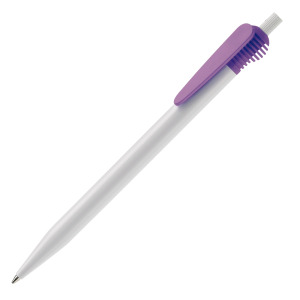 Długopis Cosmo Biały / purpurowy