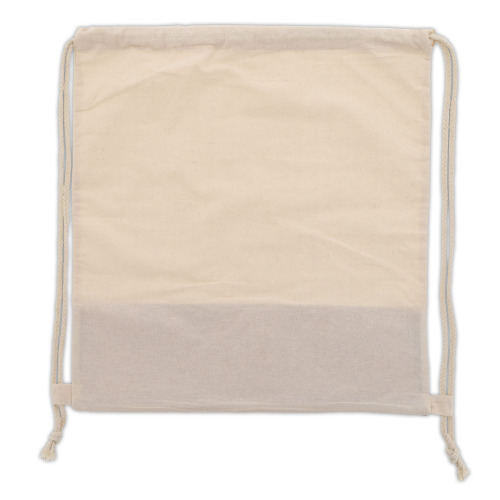 Worek z korkowym spodem i bawełnianymi sznurkami 38x41cm Ecru LT95269-N0054 (2)