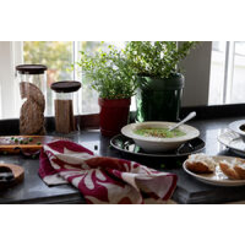 Ręcznik kuchenny EDITH, 2-szt, bordowy Bordowy 5018664- (4)