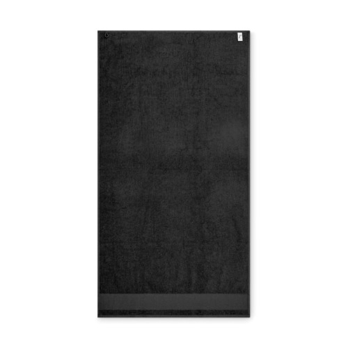 Bawełniany ręcznik kąpielowy Czarny MO2766-03 (2)