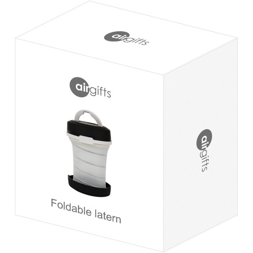 Składana lampka Air Gifts, latarenka 1 LED Biały V9488-02 (6)