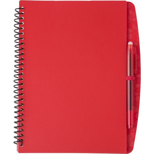 Notatnik ok. B5 z długopisem czerwony V2989-05 