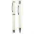 Zestaw piśmienny, długopis i pióro kulkowe biały V1957-02 (2) thumbnail